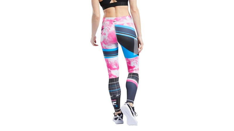 Calza Training Reebok Mujer Wor Myt Larga Sublimada en Sportotal - Sportotal