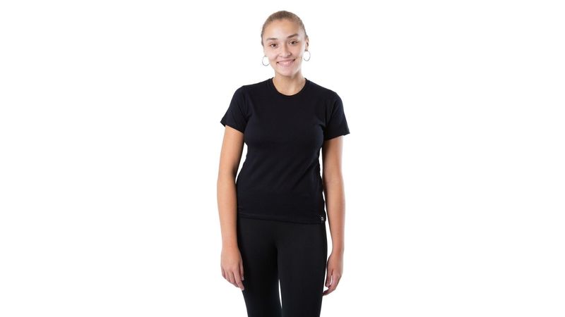 Remera basica negra discount mujer