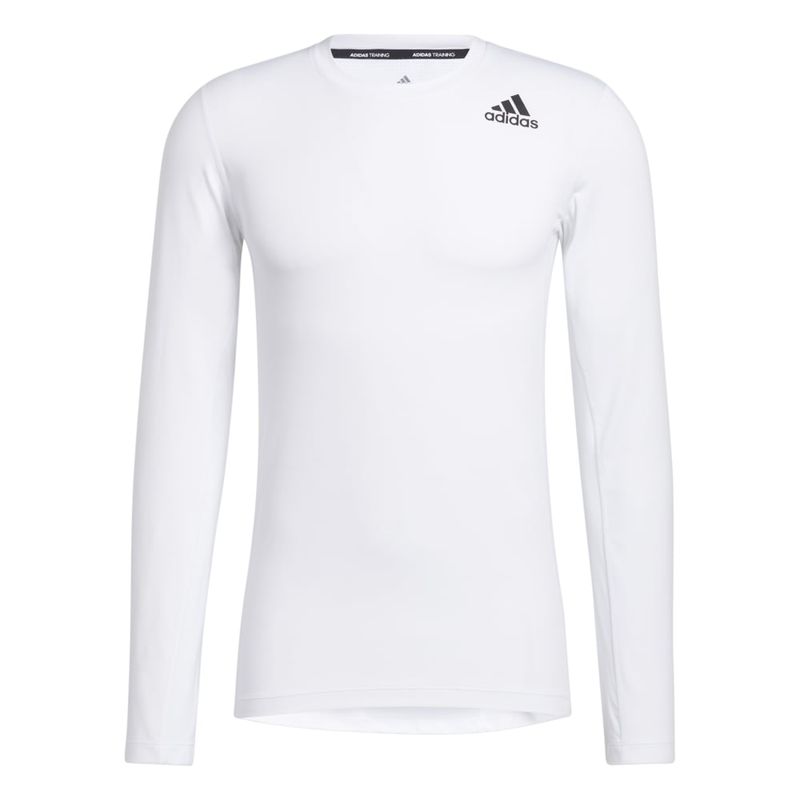 Remera Adidas Hombre Manga Blanca - Sportotal