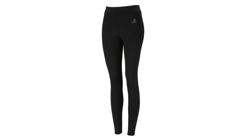 Calza Topper Larga Training Mujer Negra en Sportotal - Sportotal