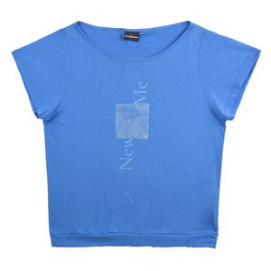 Remera Darling Mujer New Me Manga Corta Azul