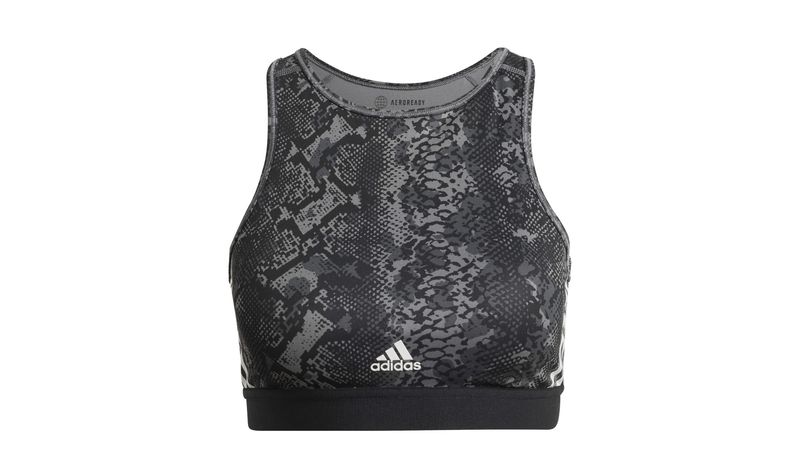 adidas Studio - Negro - Camiseta Yoga Mujer