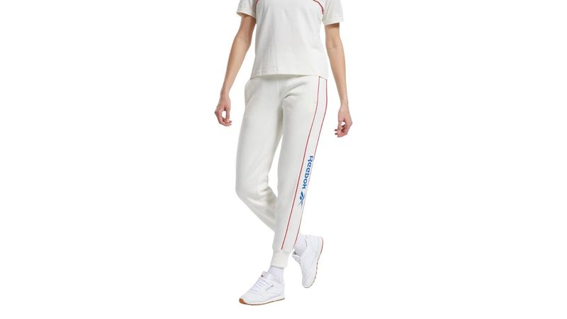 Pantalones reebok on sale mujer blanco