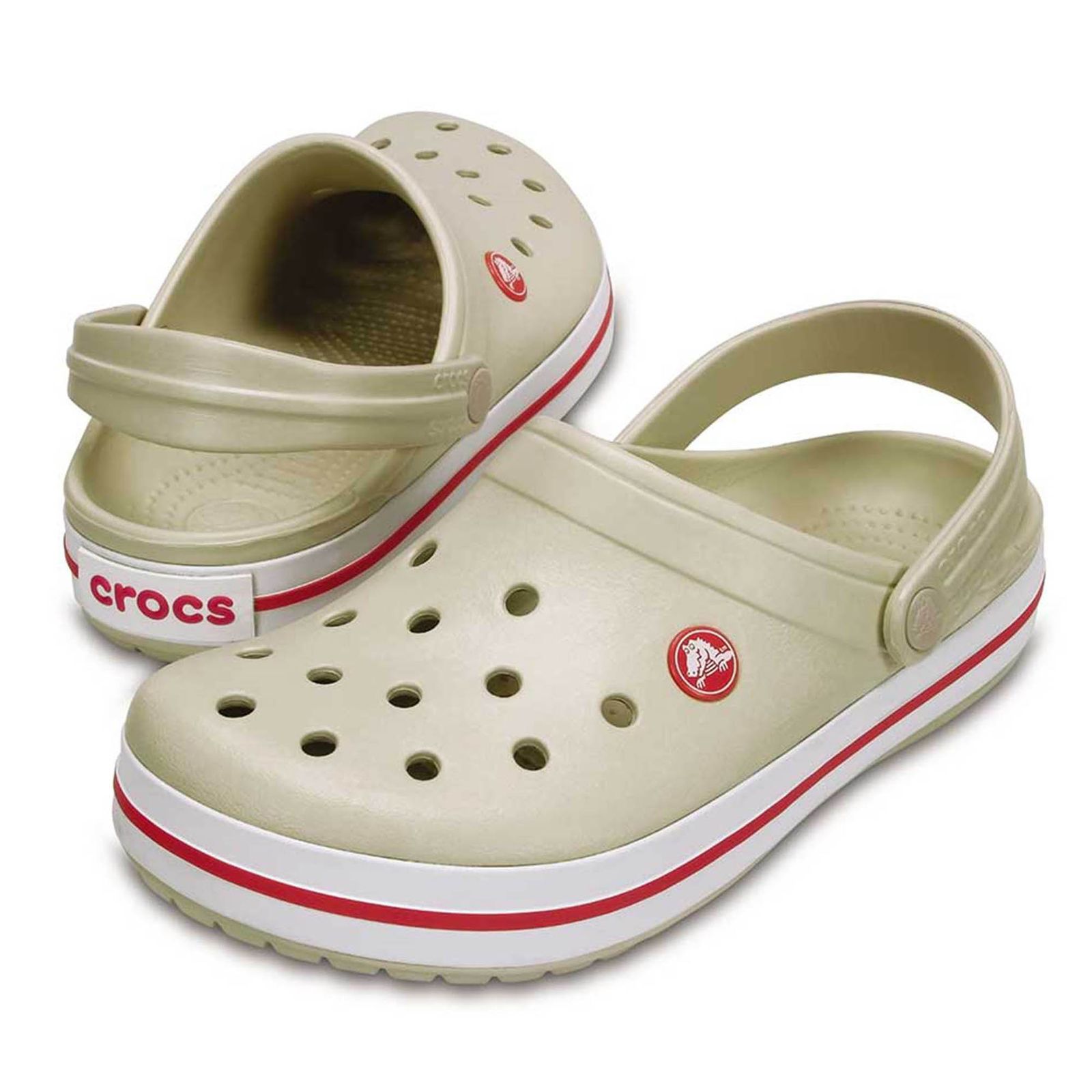 Zueco Crocs Mujer Crocband Beige en Sportotal Sportotal