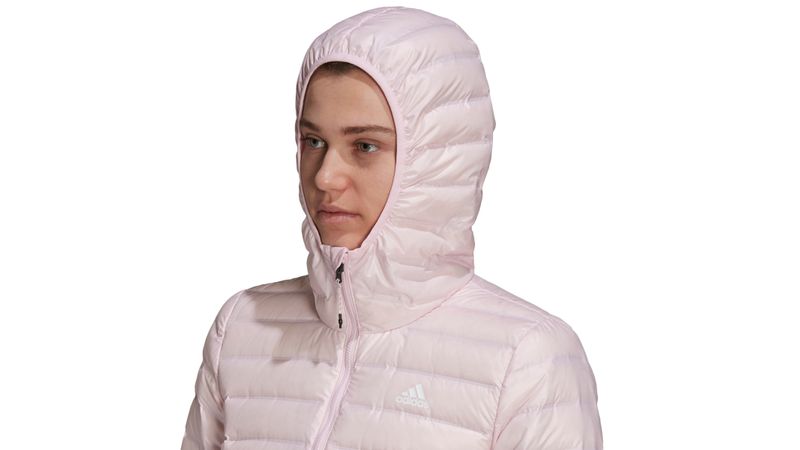 Campera Adidas Varilete Mujer Hooded De Pluma Rosa en Sportotal