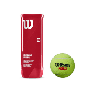 Pelotas De Padel Wilson Tubo X3