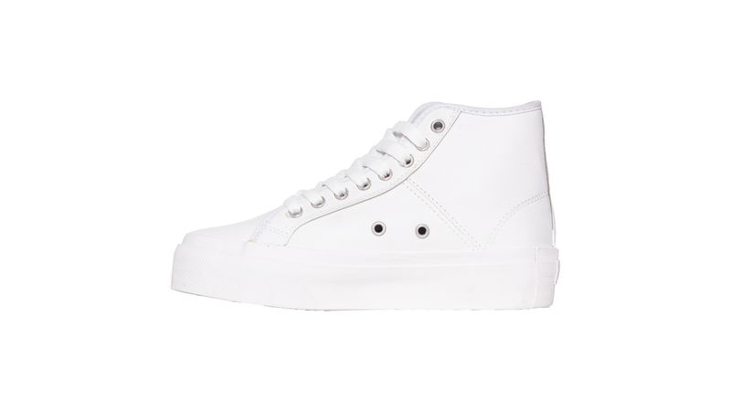 Zapatillas botitas blancas discount mujer