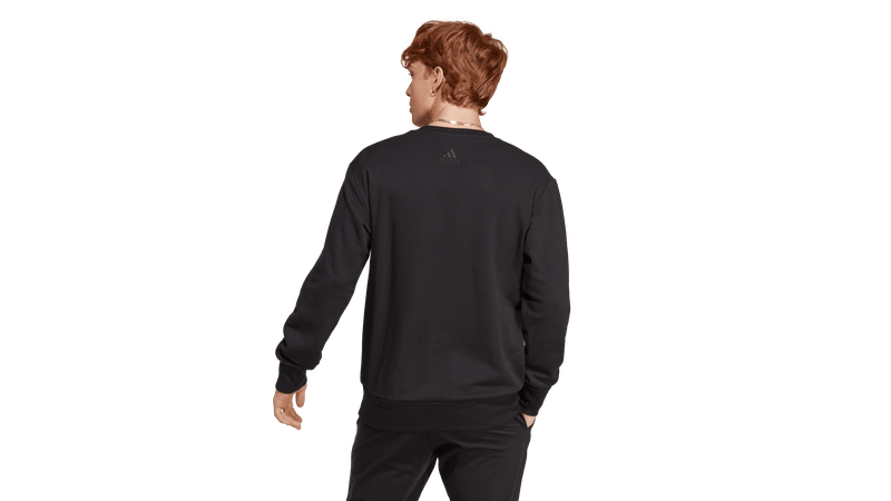 Buzo Sin Capucha Adidas Essentials Logo Grande Hombre en Sportotal