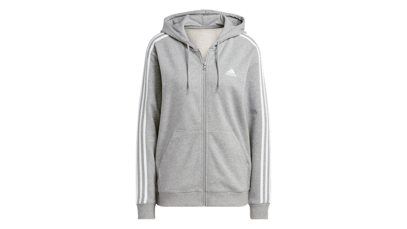 Campera roja adidas online mujer