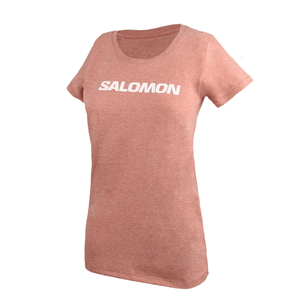 Remera Salomon Mujer Ss Naranja