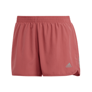 Short Adidas Running Mujer Rojo Con Bolsillos