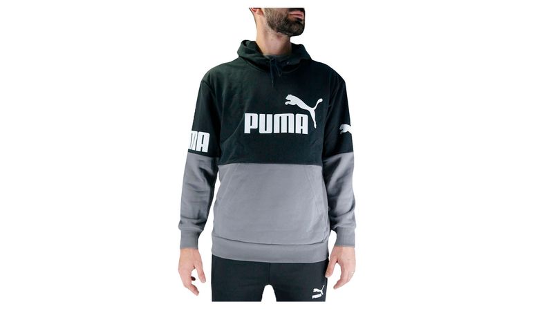 Pantalon De Buzo Puma Algodon Hombre Negro