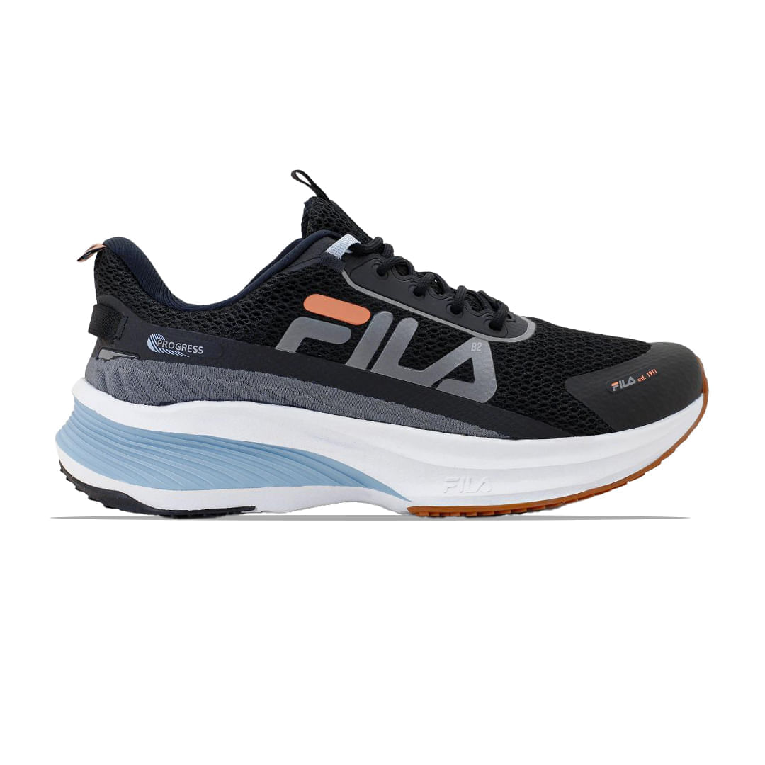 Trainingva, Zapatillas Fila Disorder - NEGRO/CORAL/AZUL