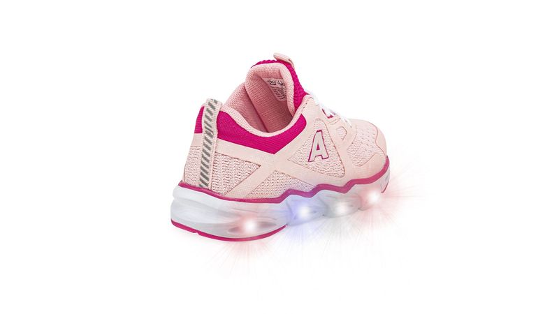 Zapatillas Addnice Ni as Serbia Rosa Con Luces en Sportotal