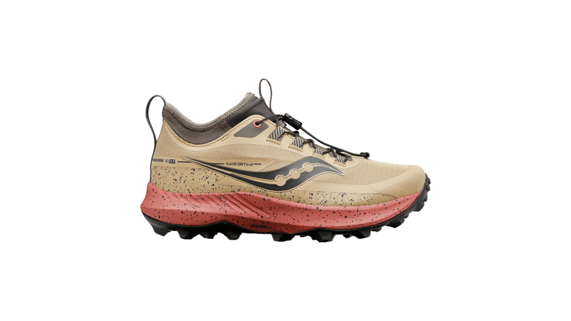 Saucony peregrine on sale mujer beige