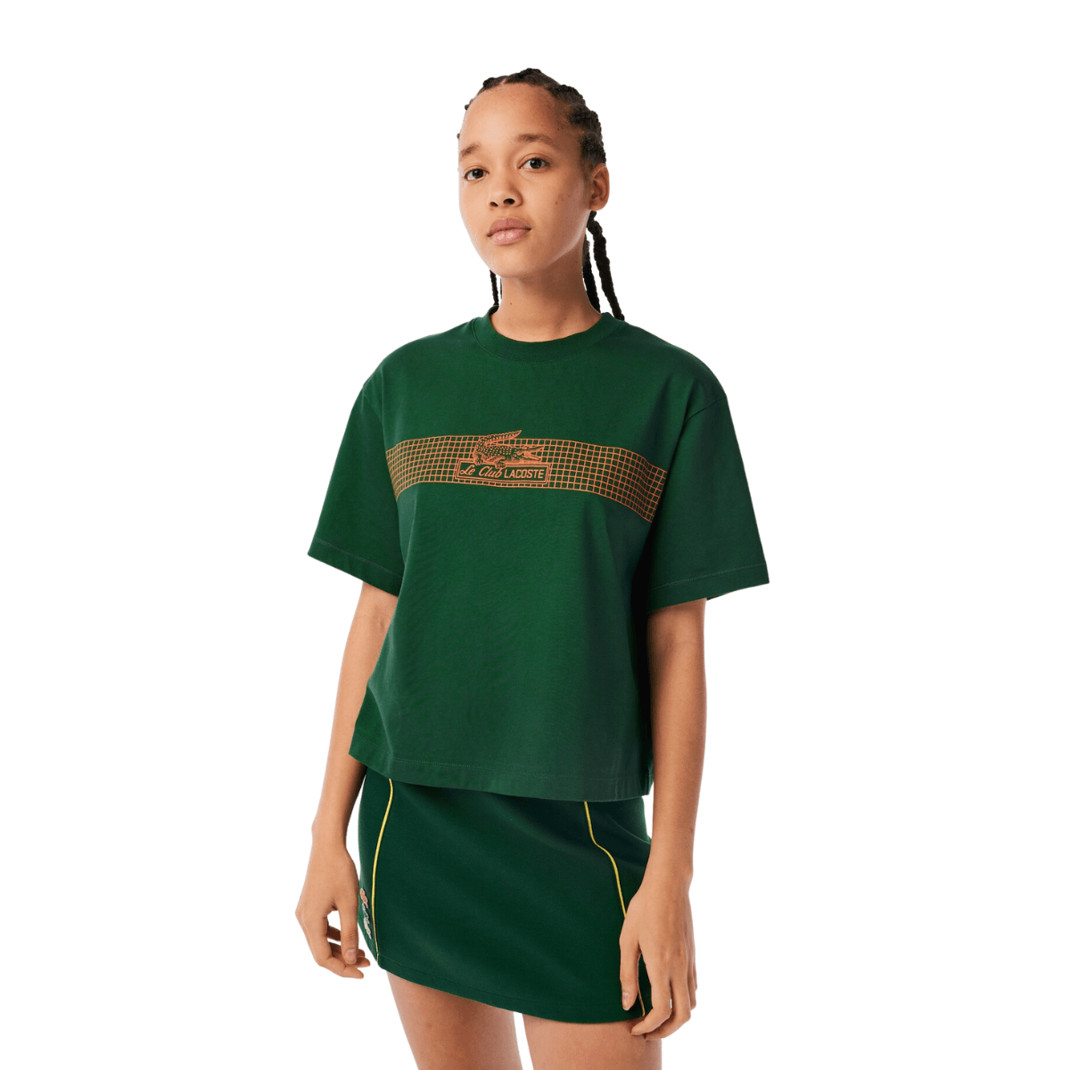 Remera Lacoste Mujer Manga Corta Verde en Sportotal Sportotal