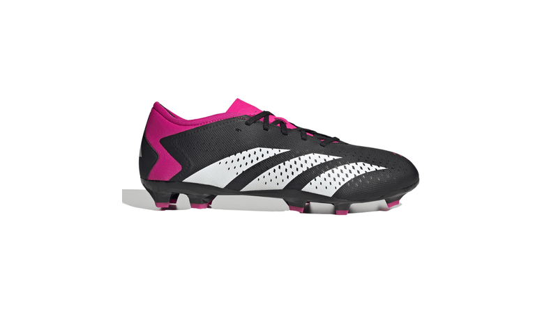 Botines Adidas Predator Accuracy 3 FG Negro Con Rosa en Sportotal