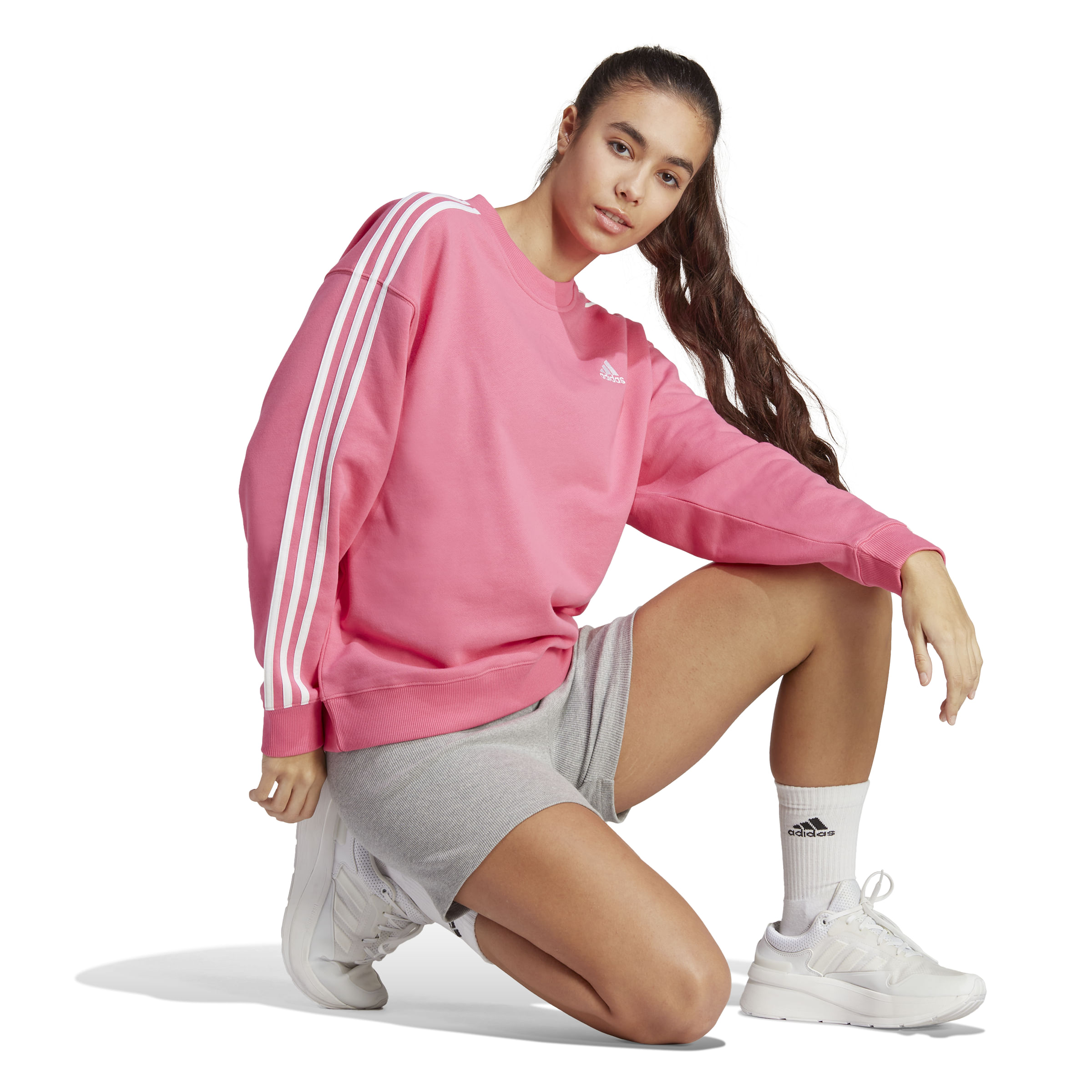 adidas 3 stripes rosa