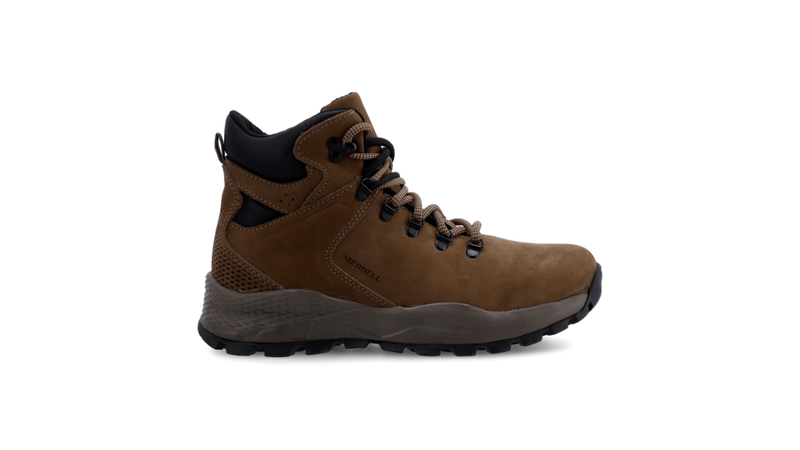 Botas Trekking Hombre Merrell Imeri Borcego Cuero Marron