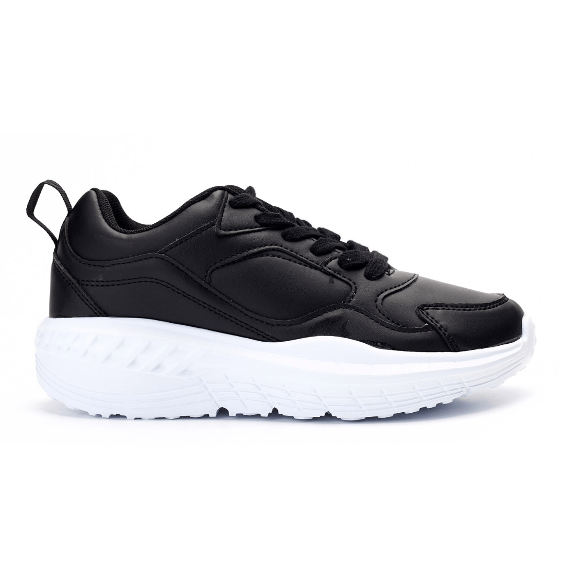 Zapatillas Atomik Mujer Ultra Negras Urbanas