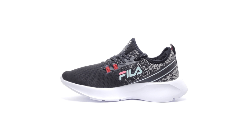 Zapatillas negras fila online mujer