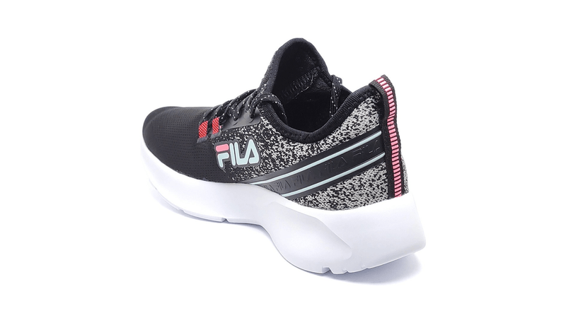 fila zapatillas mujer - extra negro blco salmon - megasports