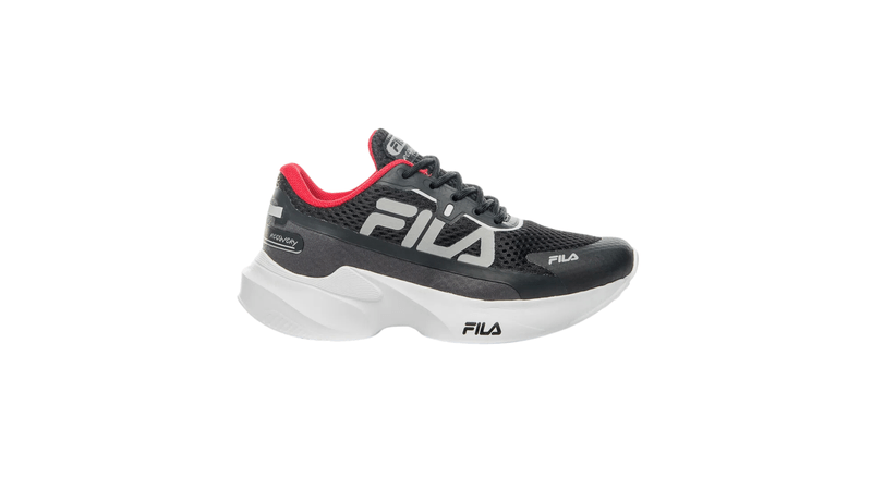 Zapatillas fila negras niño sales