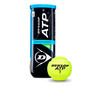 Tubo Pelotas De Tenis Dunlop Atp Championship X3 Unidades