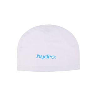 Gorra Natacion Hydro Niños Polyflex 3.0 Blanca