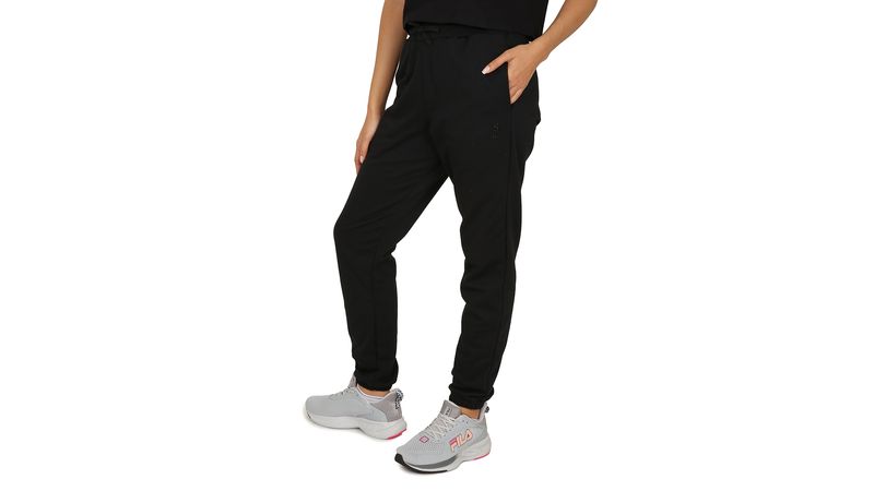 Pantalon Jogging Fila Mujer Annie Negro en Sportotal Sportotal