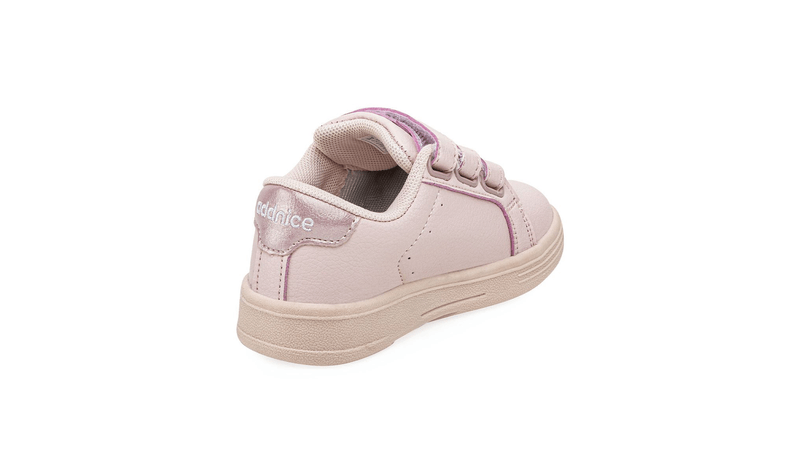 Zapatillas Addnice Niñas Estocolmo Rosa Con Velcro