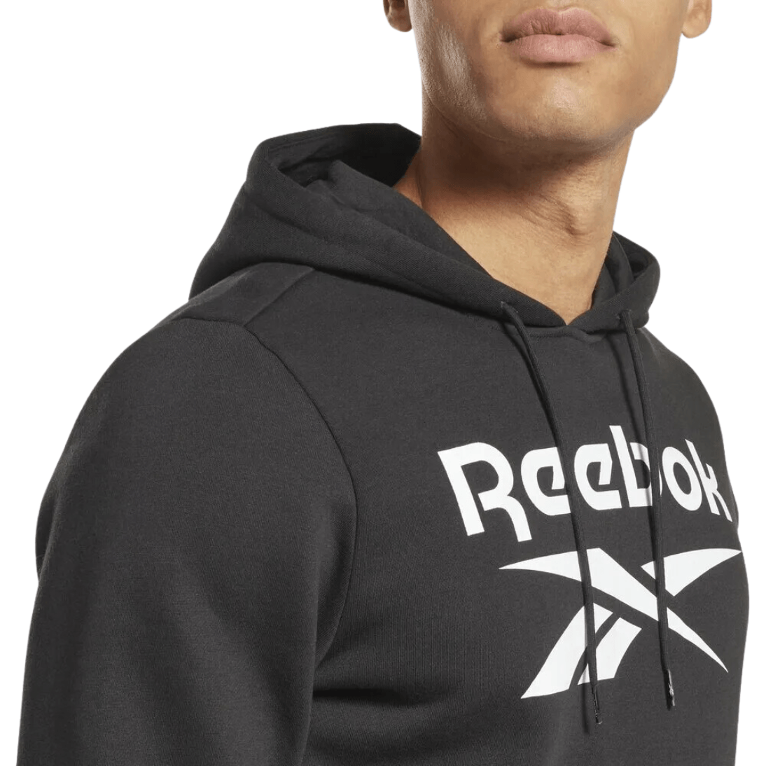 Sudadera Reebok Hombre Negro Big Logo Crew Casual Ej9863 –