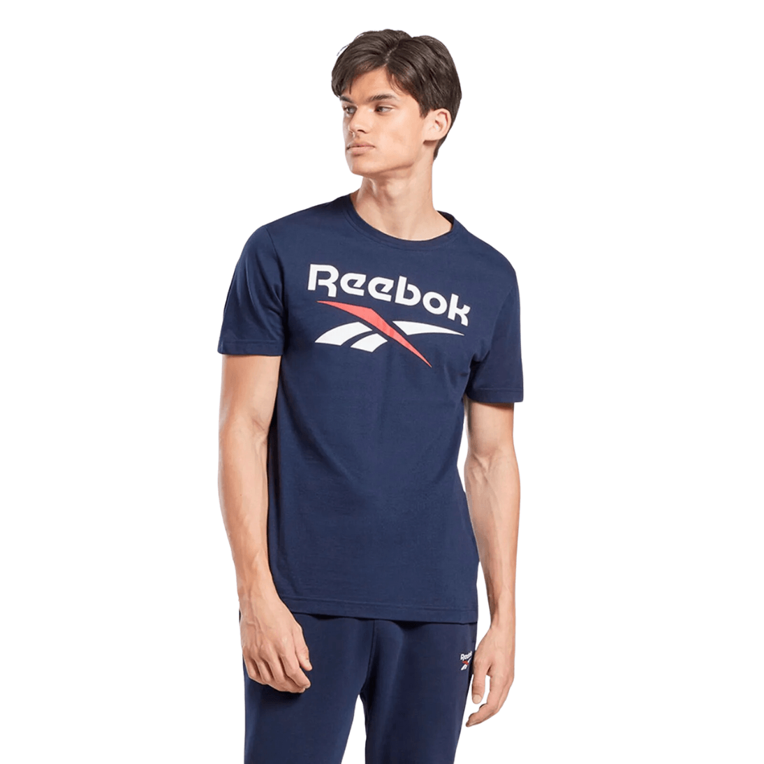 Camiseta reebok classic clearance hombre azul