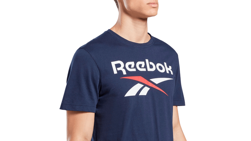 Camisetas Reebok Hombre  Cl F Vector Camiseta Deep Blue » Baliexpres