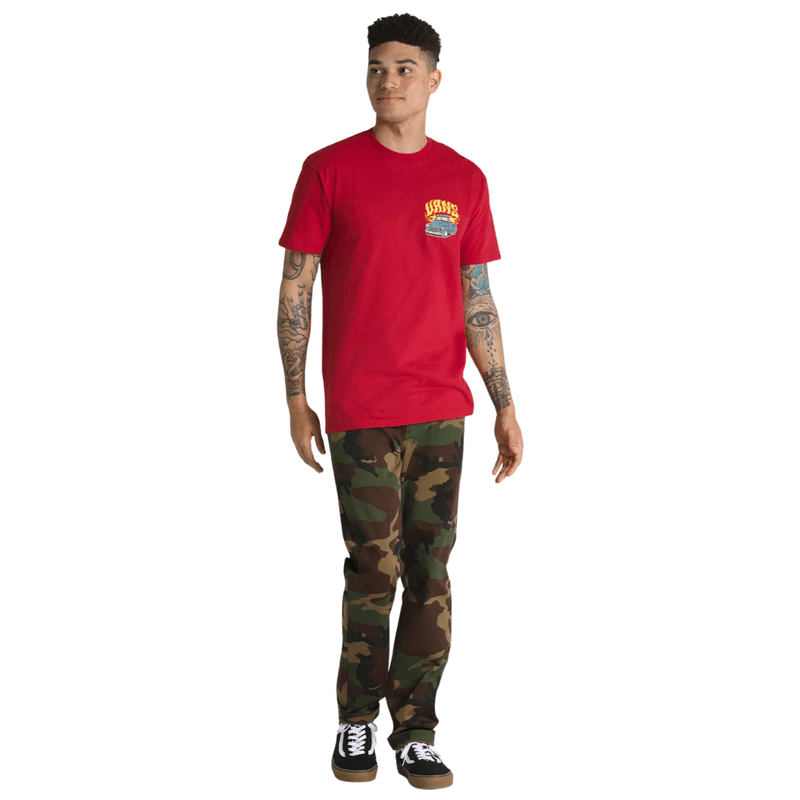 Remera-Vans-Hombre-Running-On-Empty-Ss-Manga-Corta-Roja