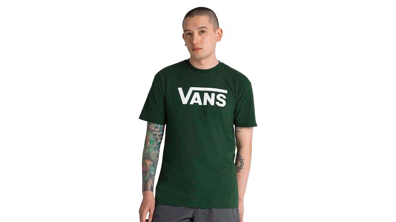 Camisetas vans deals hombre verdes