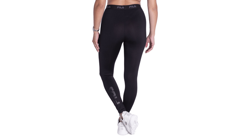 Calza Training Fila Mujer Elastic Ii Larga Negra - Sportotal