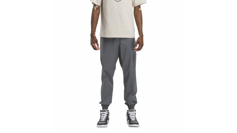 Pantalon Reebok Woven Unisex Gris Sportotal
