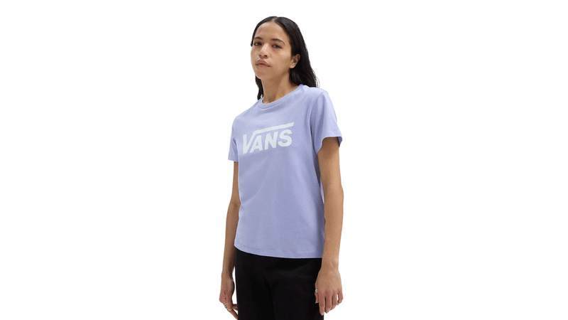 Remera Vans Mujer Flying V Manga Corta Lila Sportotal