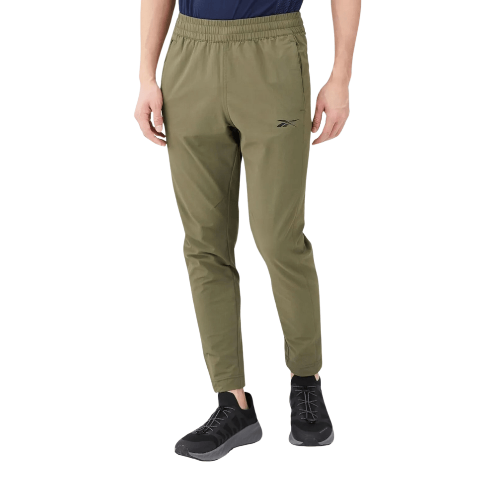 Pantalon Reebok Training Hombre Woven Verde Speedwick Sportotal