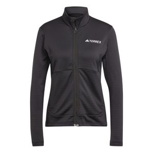Campera Adidas Terrex Multi Light Fleece Mujer Negra