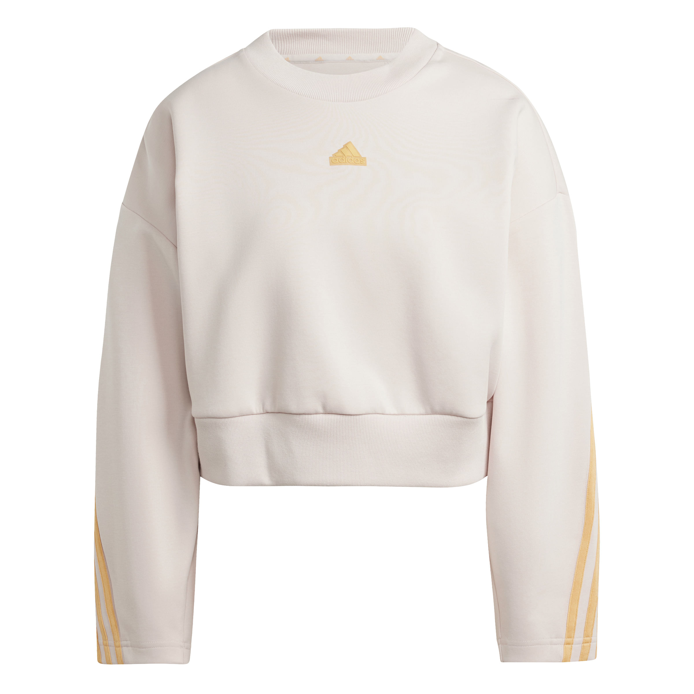 Buzo Adidas Future Icons Mujer Cropped Beige Sportotal