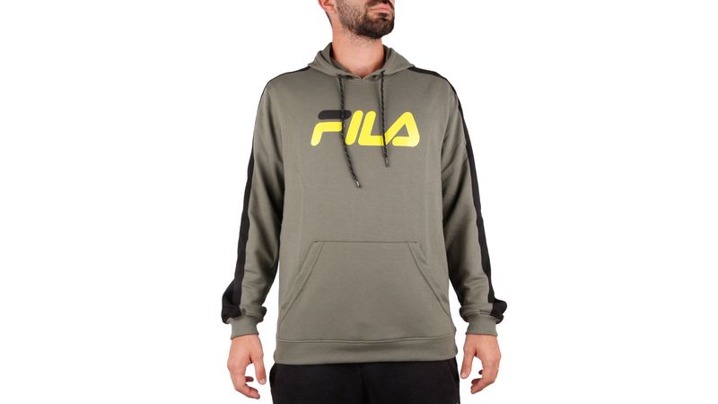 Buzo Canguro Fila Hombre Tagli Verde Sportotal