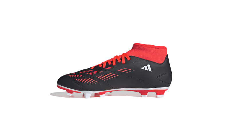 Botines Adidas Predator Club Fg Con Media Ajustable Negra Sportotal
