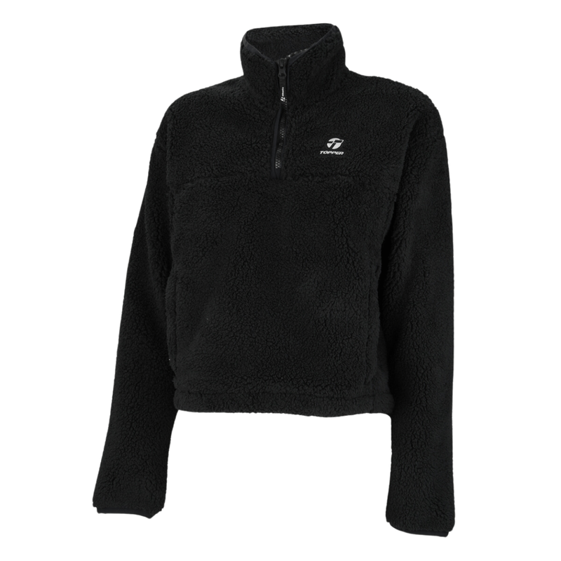 Buzo-Topper-Mujer-Sherpa-1-2-Cierre-Negro