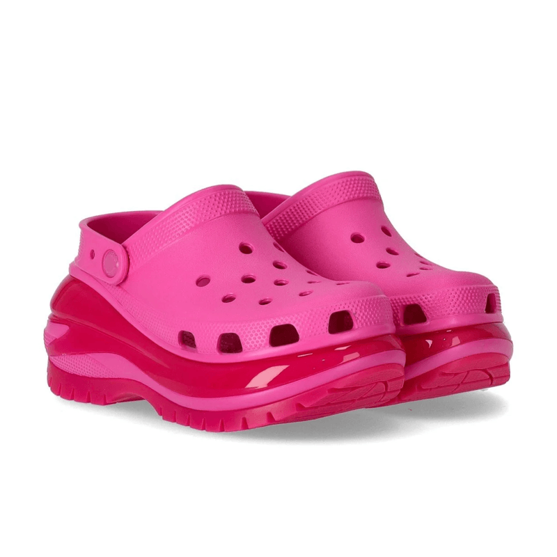 Zuecos-Crocs-Mujer-Classic-Mega-Crush-Rosa
