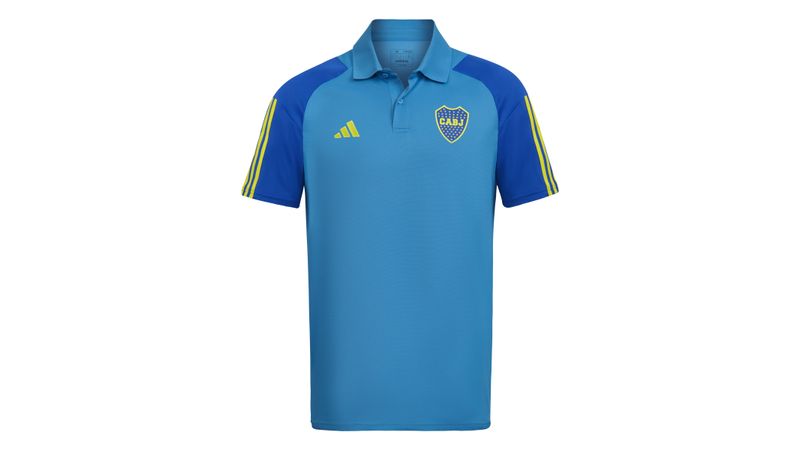 Polo Adidas Boca Juniors Manga Corta Azul Sportotal