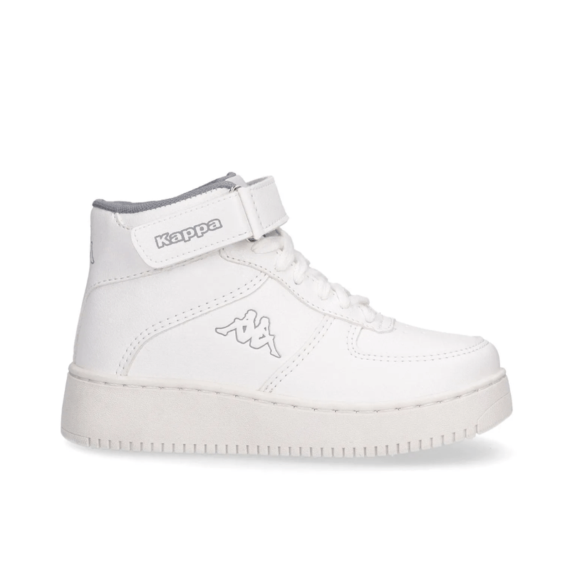 Zapatillas-Kappa-Niño-Logo-Bari-Blancas