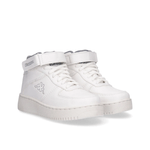 Zapatillas-Kappa-Niño-Logo-Bari-Blancas