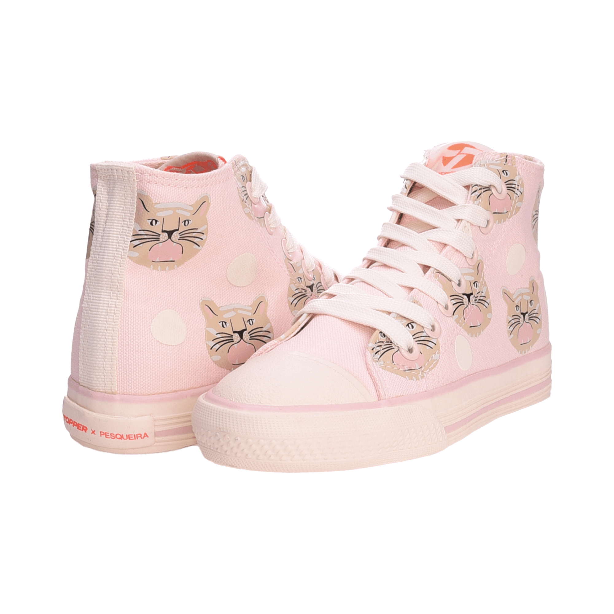 Zapatillas Botitas Topper Niña Rail X Pesqueira Rosa Freekick